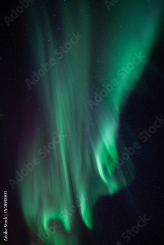 aurora borealis over the sky © Dusan