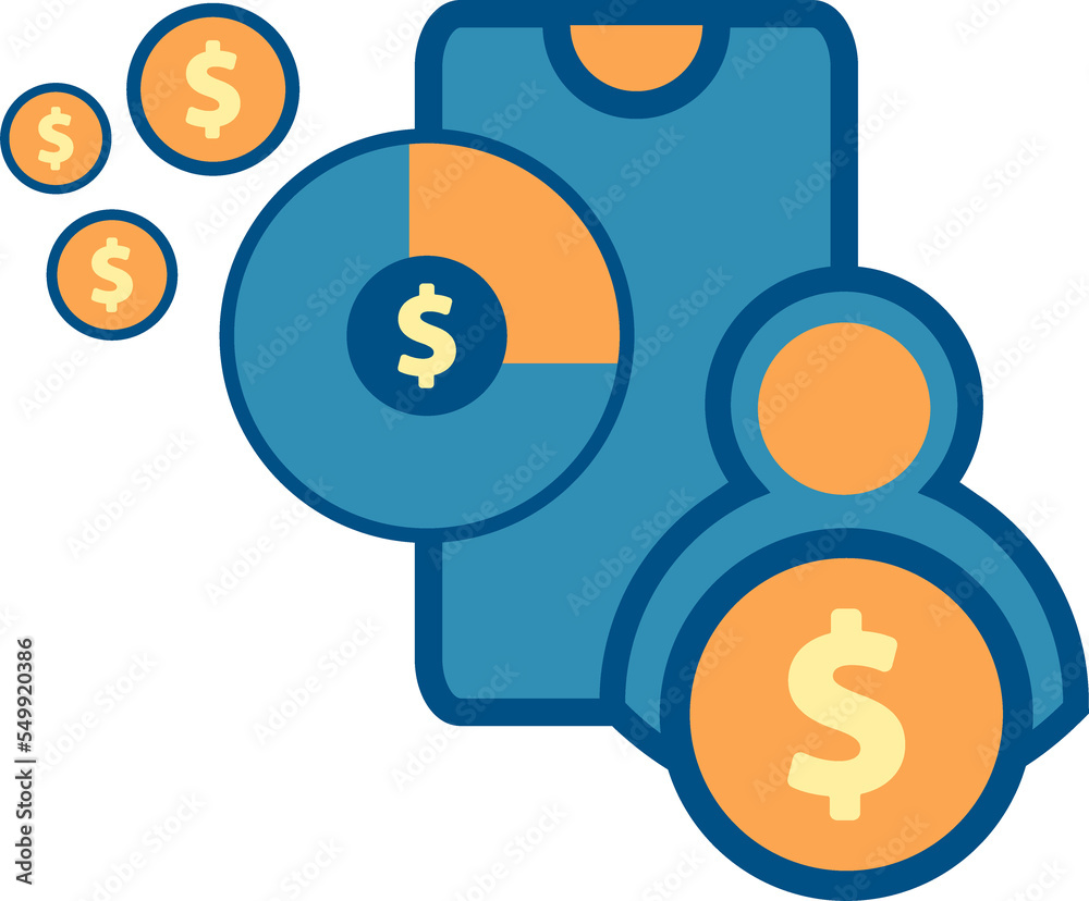 phone, user, and business diagram. mobile payment design concept phone, user, and business diagram. mobile payment design concept