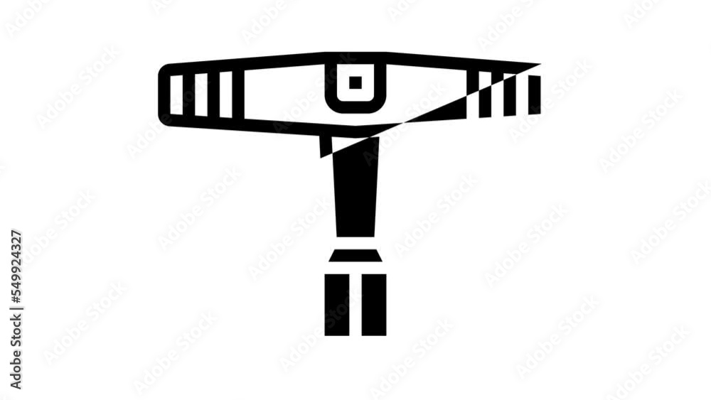 drum key tool line icon animation drum key tool line icon animation