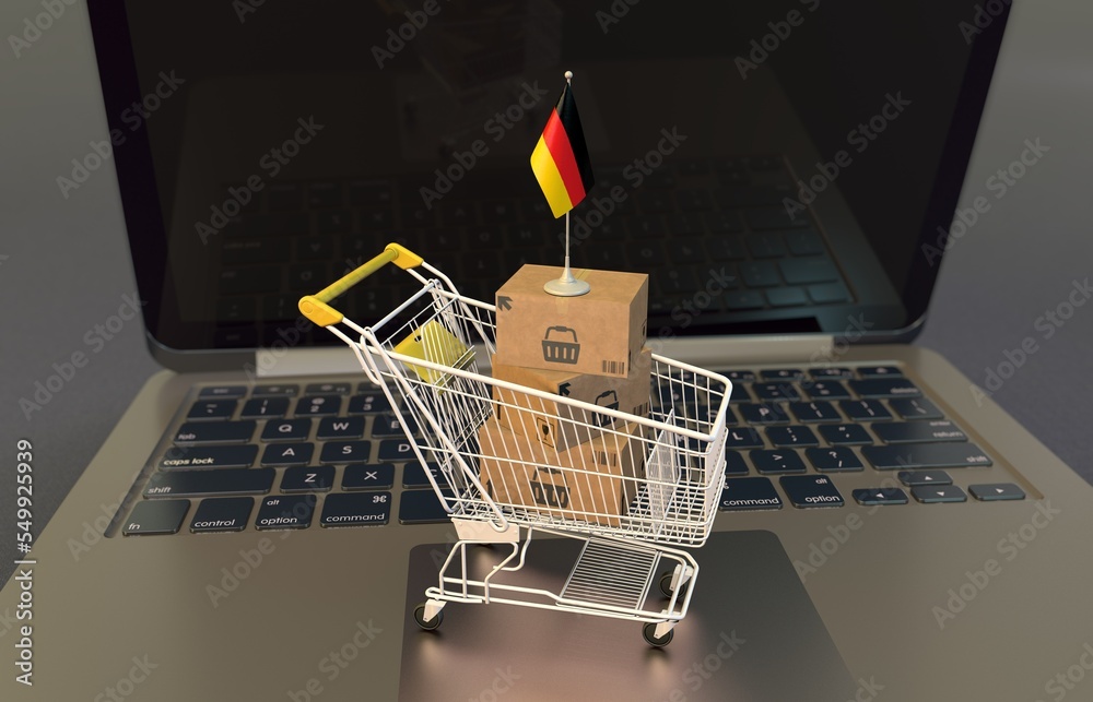 Germany, Federal Republic of Germany - e-commerce, e-commerce background