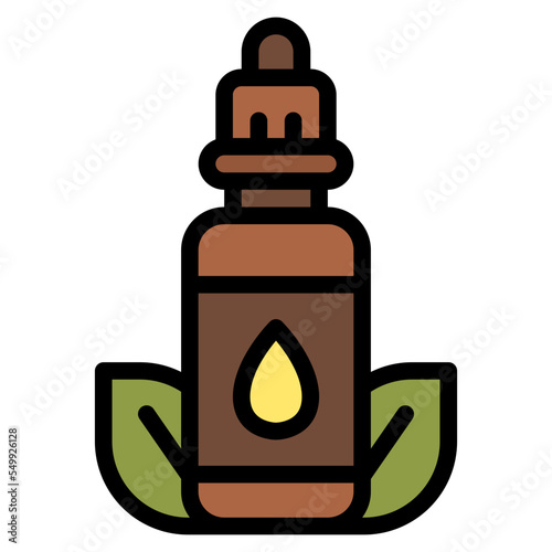 essential oil massage relax icon