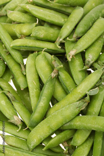 green beans on a market