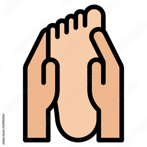 foot massage massage spa relax icon