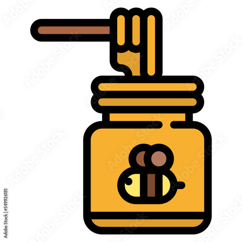 honey treatment spa skincare icon