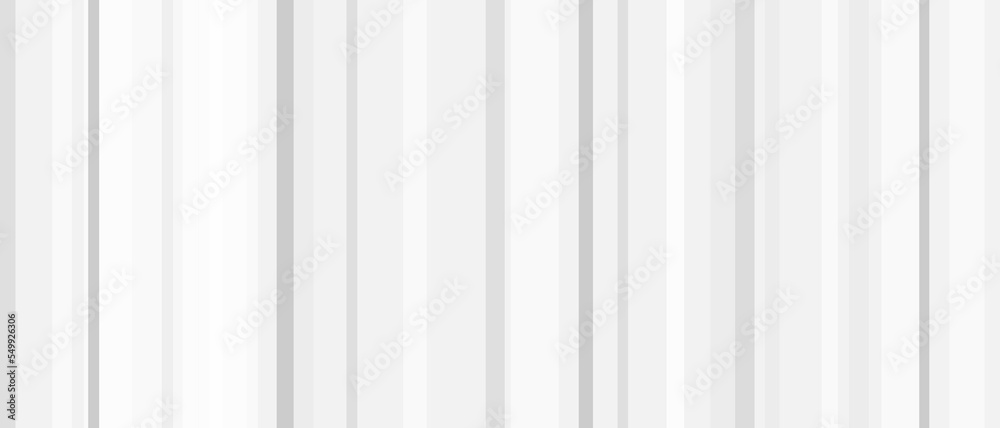 White trend background wide, neutral striped wallpaper splash, abstract texture. Minimal gray template with lines for website, light gradient design, vector illustration. White trend background wide, neutral striped wallpaper splash, abstract texture. Minimal gray template with lines for website, light gradient design, vector illustration.