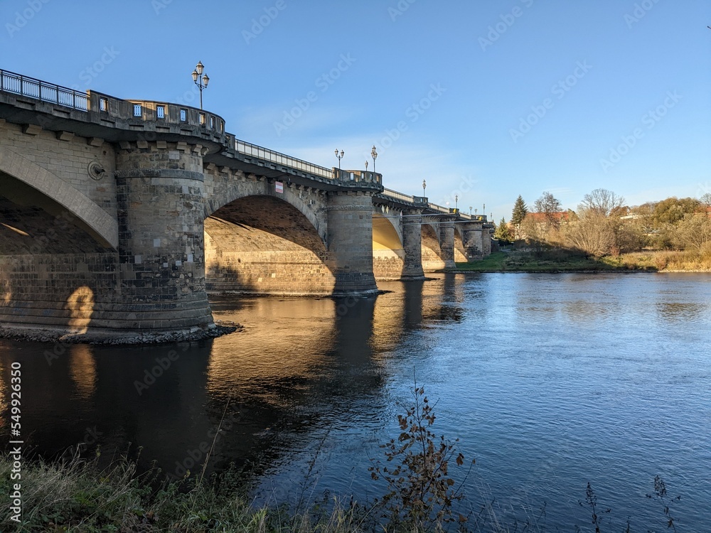 bridge along the river
