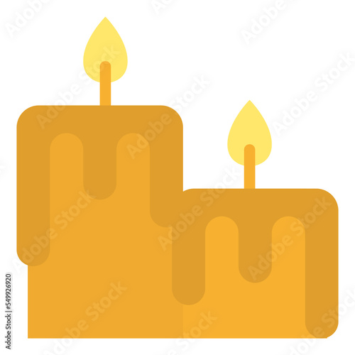 hot candle spa relax warm icon