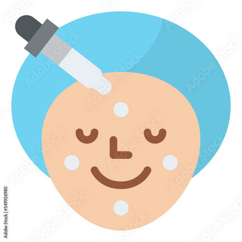 treatment beauty facial care spa icon