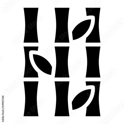 bamboo nature spa massage icon