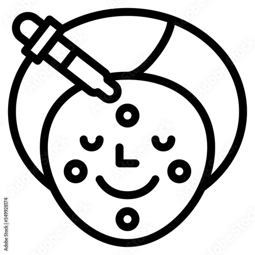 treatment beauty facial care spa icon