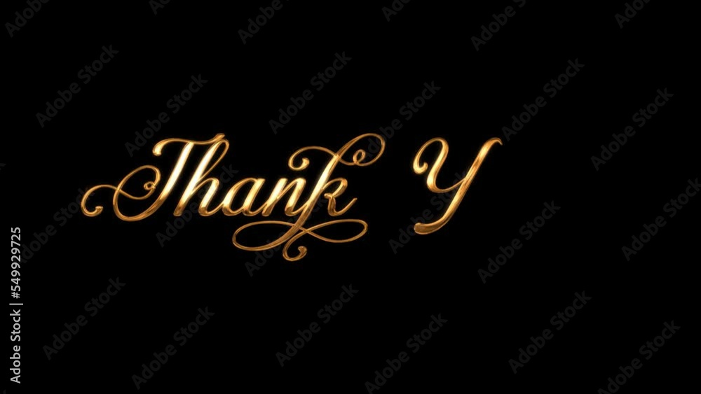 THANK YOU animation, THANK YOU in animation, THANK YOU animation