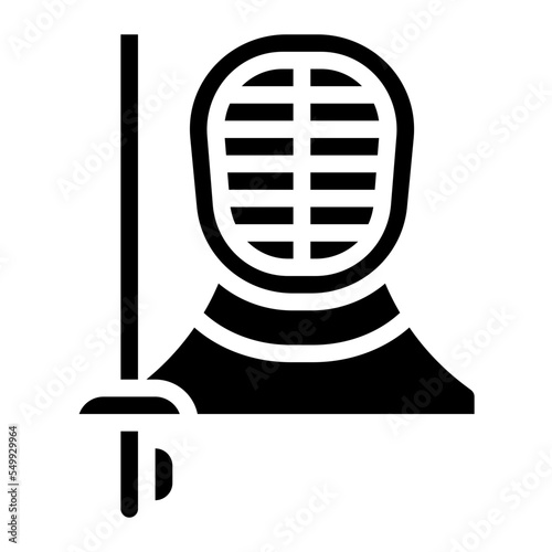 fencing sport activity competition icon
