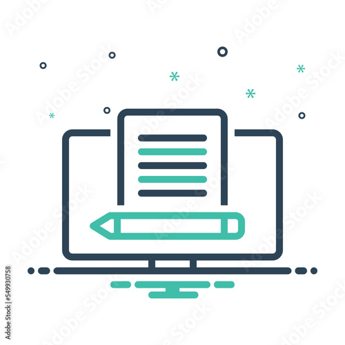 Mix icon for blogging
