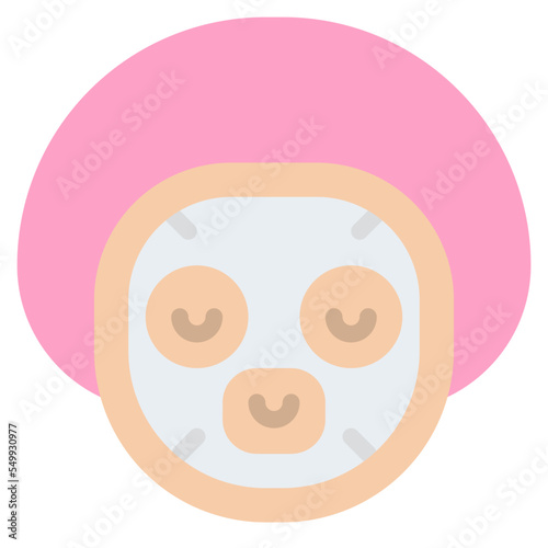 facial treatment relax spa activity icon