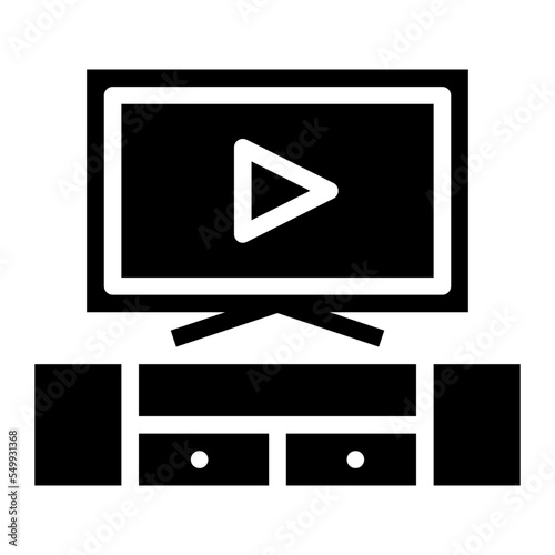 watch tv television entertrainment activity icon
