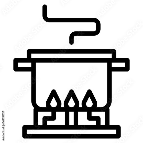 cooking kitchen home activity icon