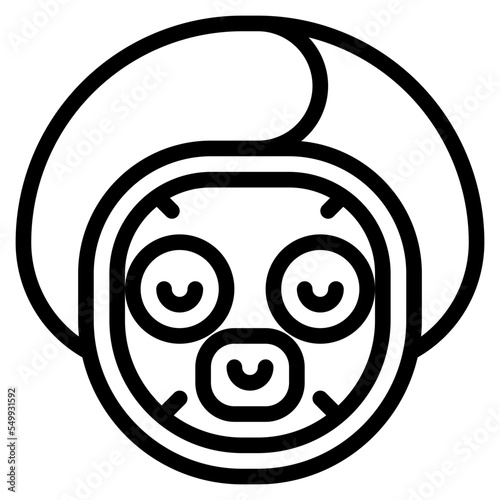 facial treatment relax spa activity icon