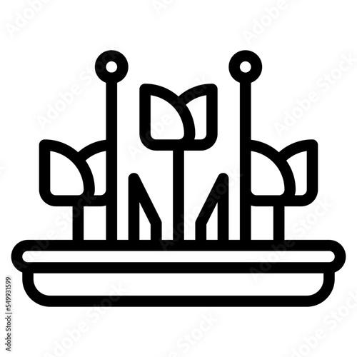 flower arrangement gardening flower activity icon