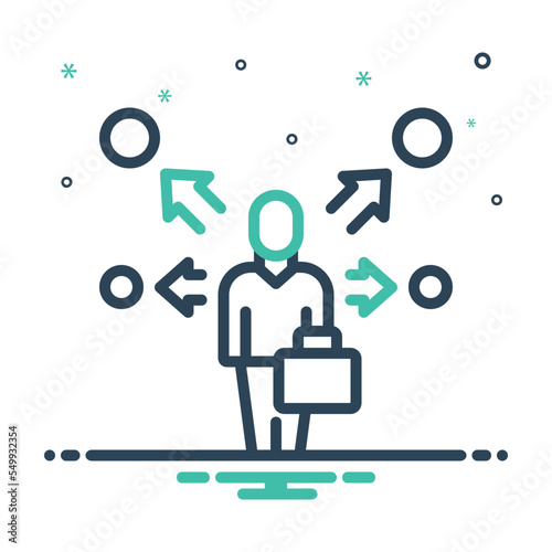 Mix icon for chances