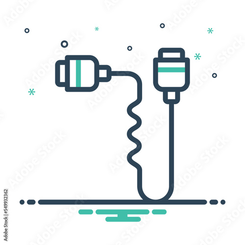 Mix icon for cord