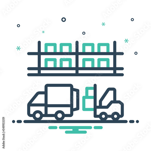 Mix icon for distributed