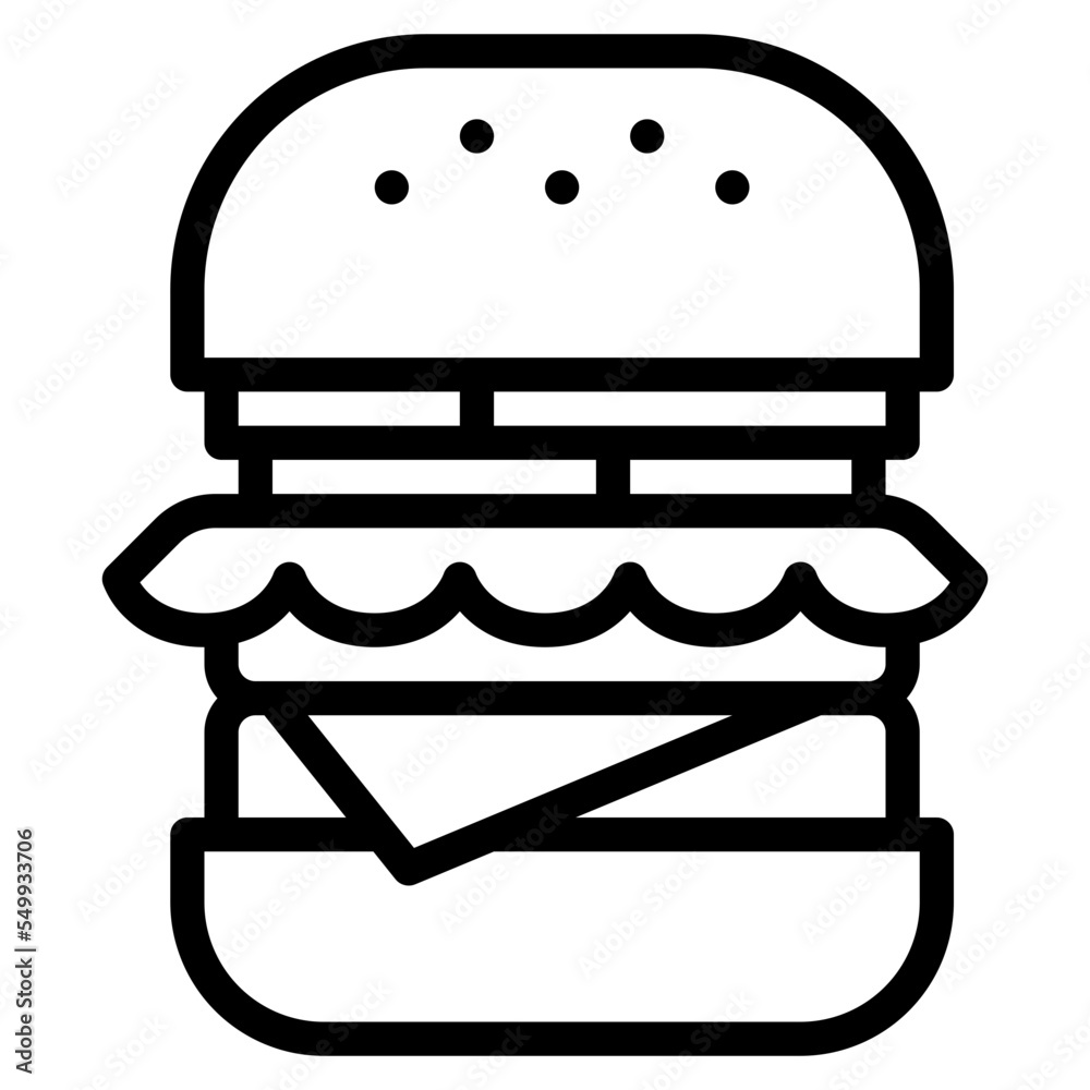 burger hamburger food delivery fast food icon burger hamburger food delivery fast food icon