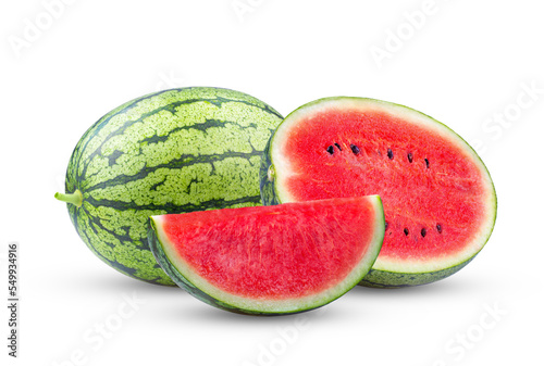 Watermelon isolated on transparent png