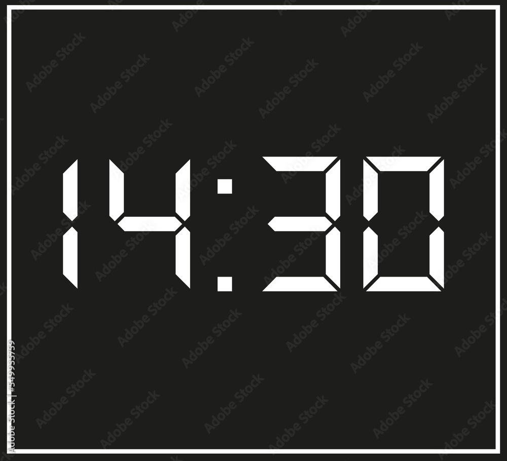 время 14 30 на часах