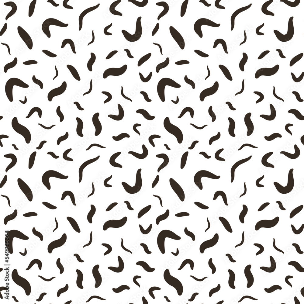 Intestinal Worms Helminths vector concept Seamless Pattern