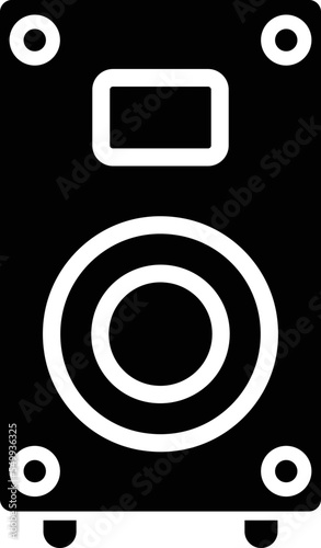Subwoofer Vector Icon
