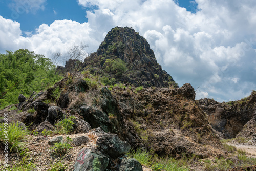 summer mountain landscape with stones,Thailand