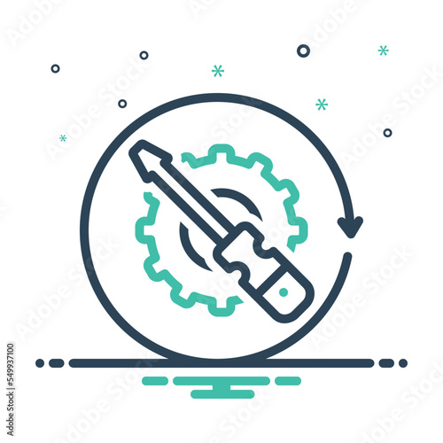 Mix icon for maintain