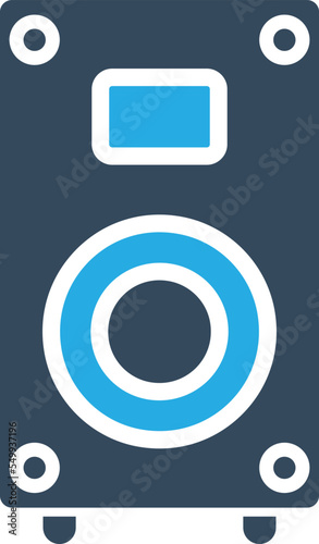 Subwoofer Vector Icon

