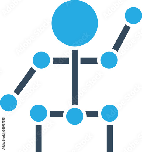 motion capture Vector Icon
