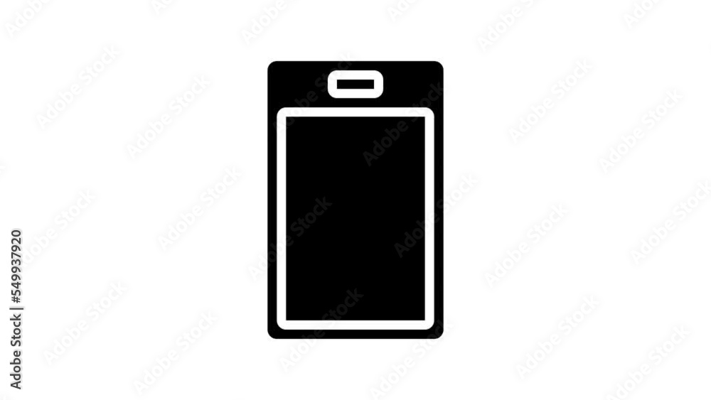 nfc contactless line icon animation nfc contactless line icon animation