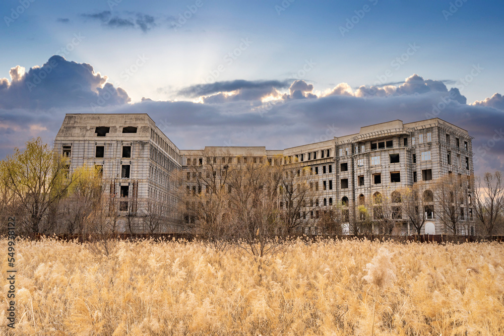 abandoned house unfinished house desolate abandoned house unfinished house desolate