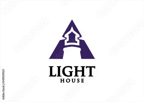 lighthouse logo design