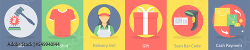 bid, t-shirt, delivery girl, gift