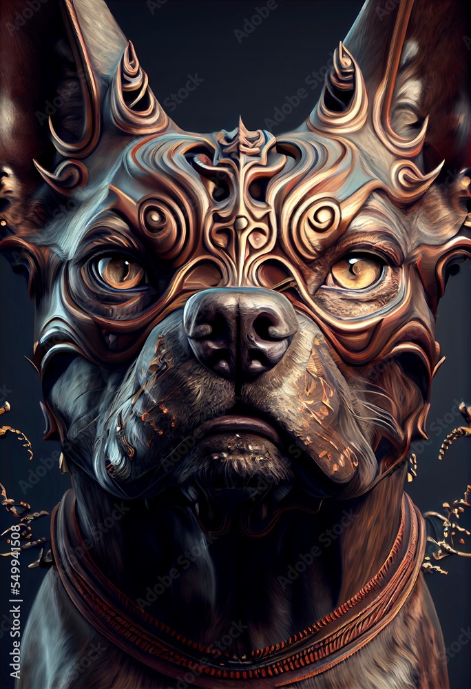 Midjourney abstract render of a dog Midjourney abstract render of a dog