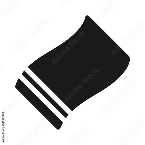 Silk icon silhouette .design template vector illustration