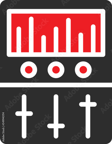 equalizer device Vector Icon
