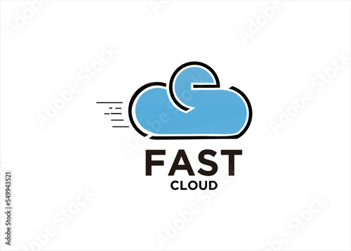 cloud logo design icon