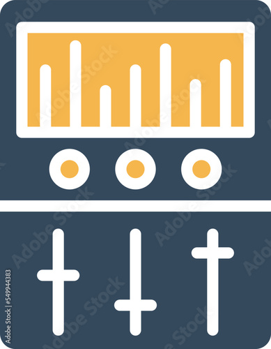 equalizer device Vector Icon
