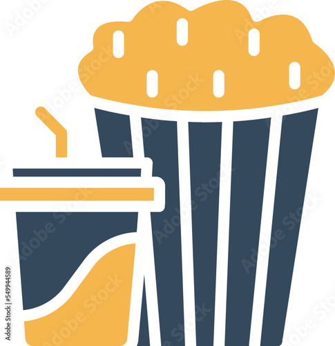 Popcorn Vector Icon
