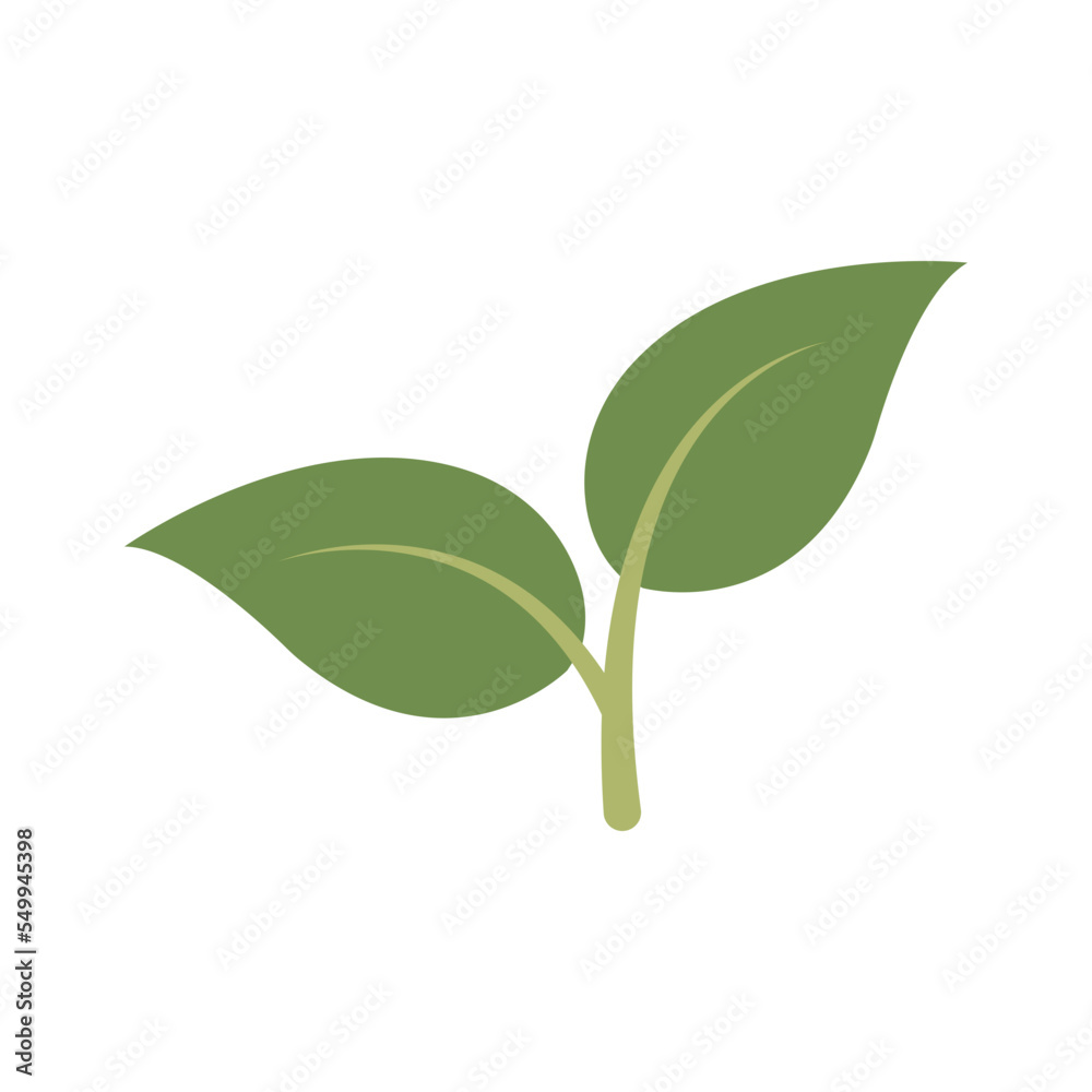 Leaf Elements World Environment Day Icon for template design