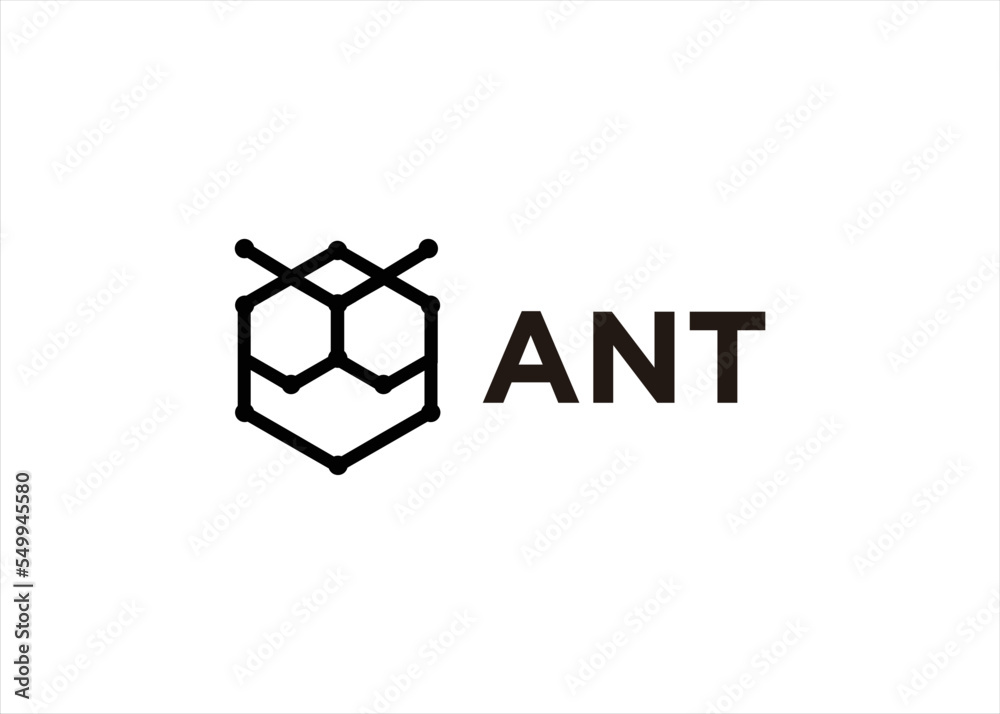ant logo design with light bulb lamp concept ant logo design with light bulb lamp concept