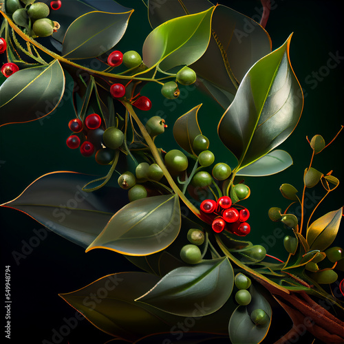 mistletoe background
