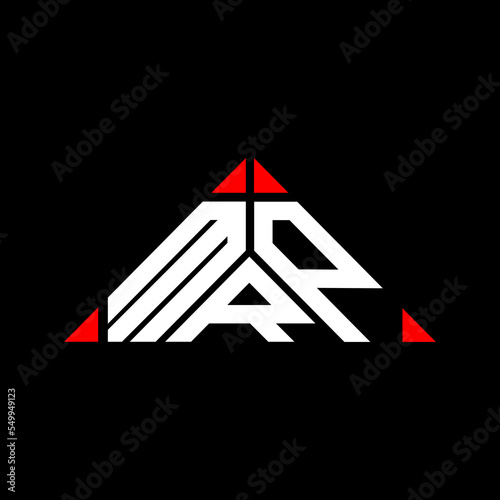 MRP letter logo creative design with vector graphic, MRP simple and modern logo. photo