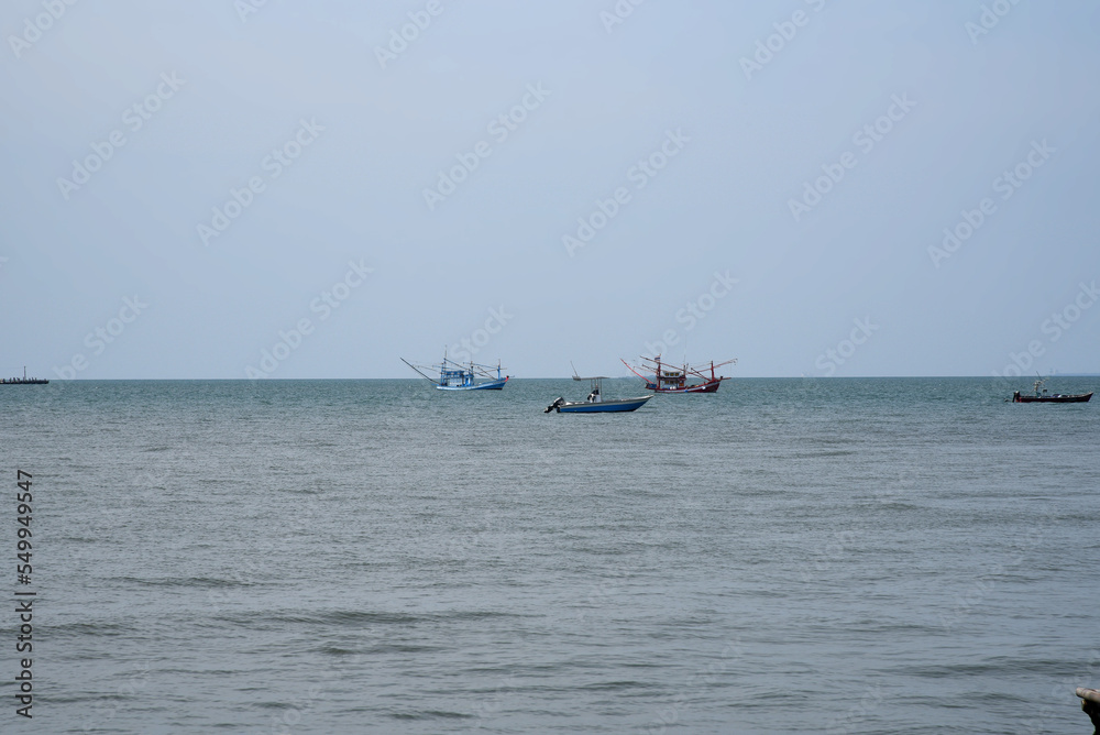 Anlegepier der Fischerboote in Naklua