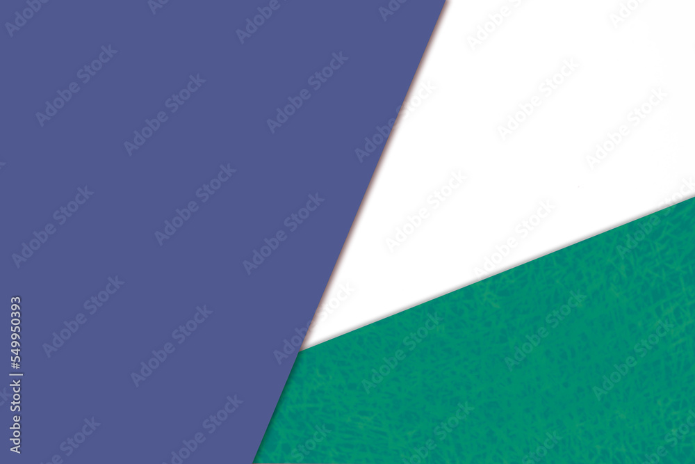 Textured and plain coloured papers forming three triangles for creative cover designing Textured and plain coloured papers forming three triangles for creative cover designing